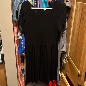 Black Baby Doll Dress
